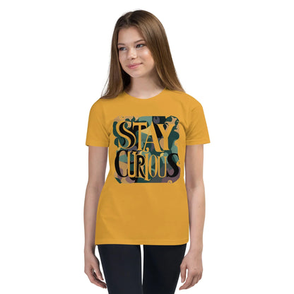 Youth Short Sleeve | Stay Curious - T-Shirt - AwRans Clothing