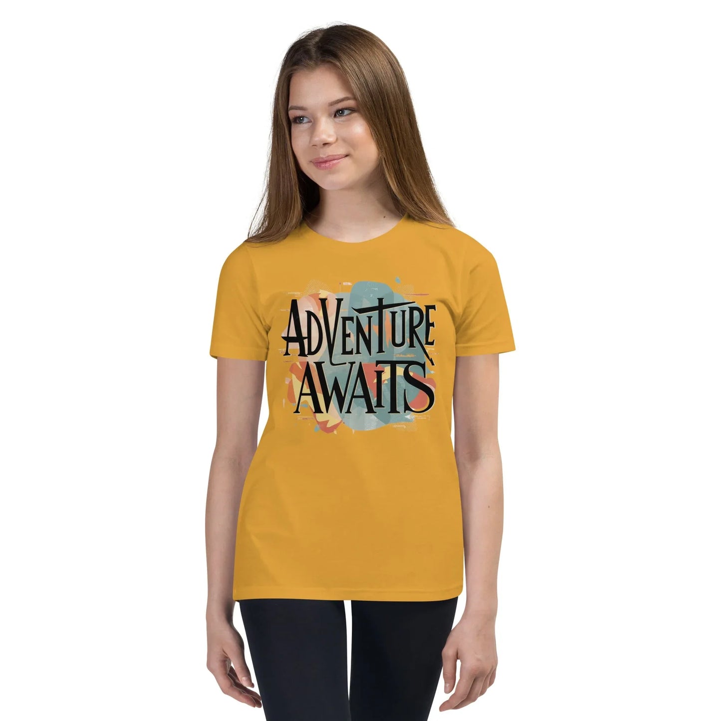 Youth Short Sleeve | Adventure Awaits - T-Shirt - AwRans Clothing