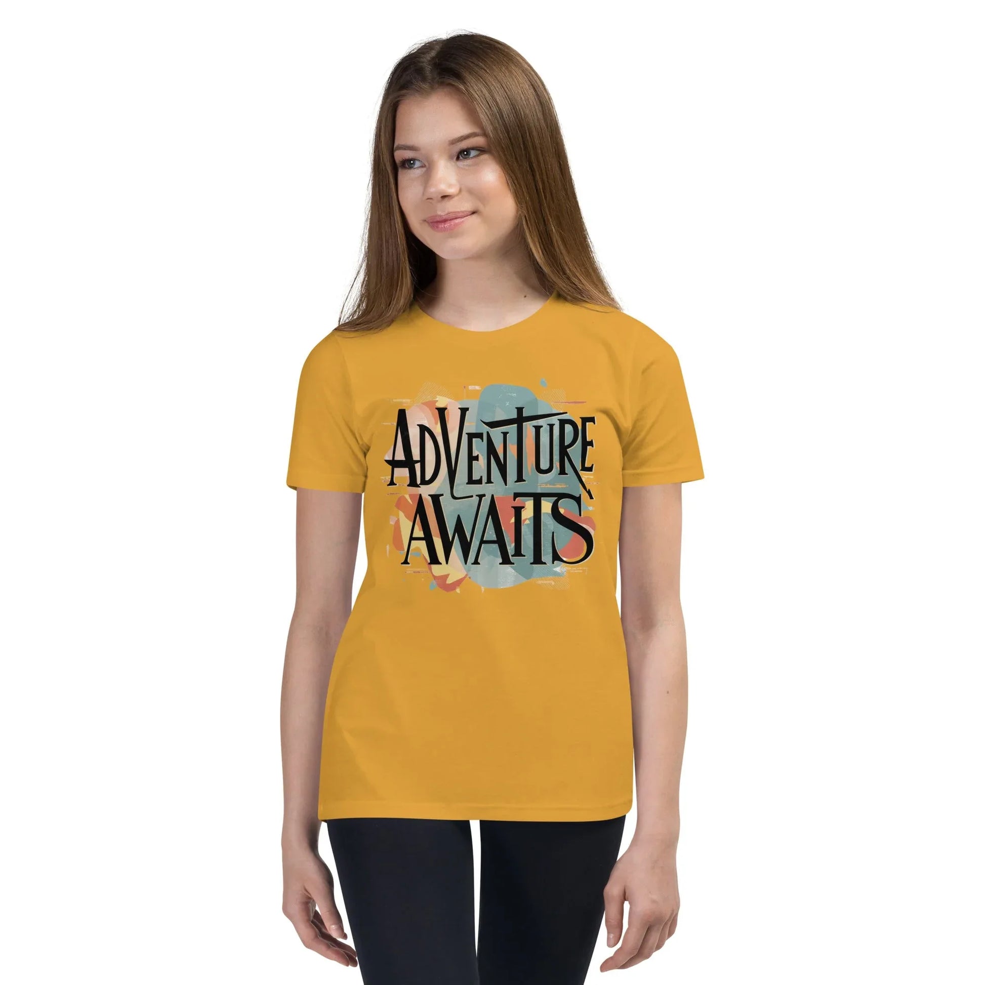 Youth Short Sleeve | Adventure Awaits - T-Shirt - AwRans Clothing