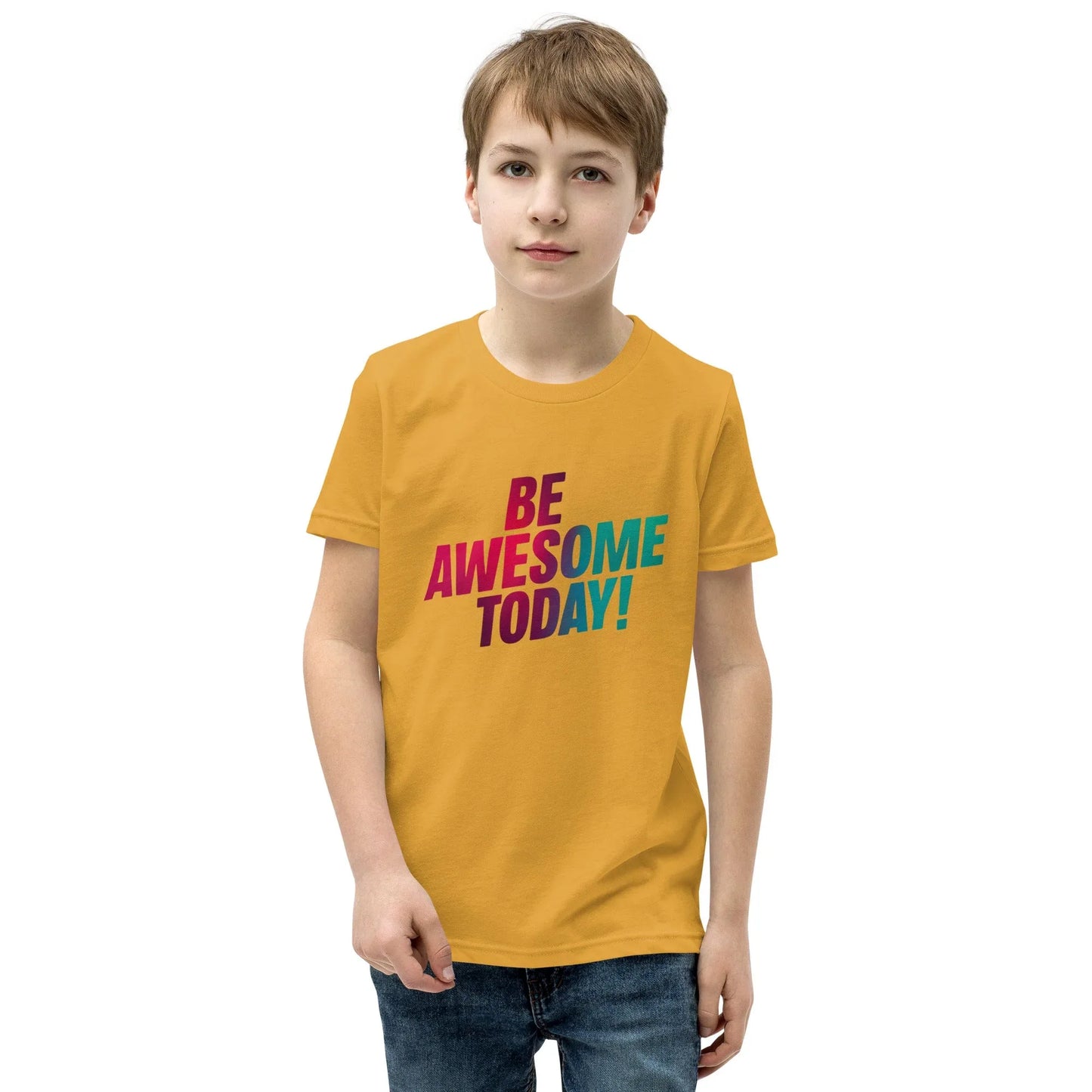 Youth Short Sleeve | BE AWESOME TODAY! - T-Shirt - AwRans Clothing