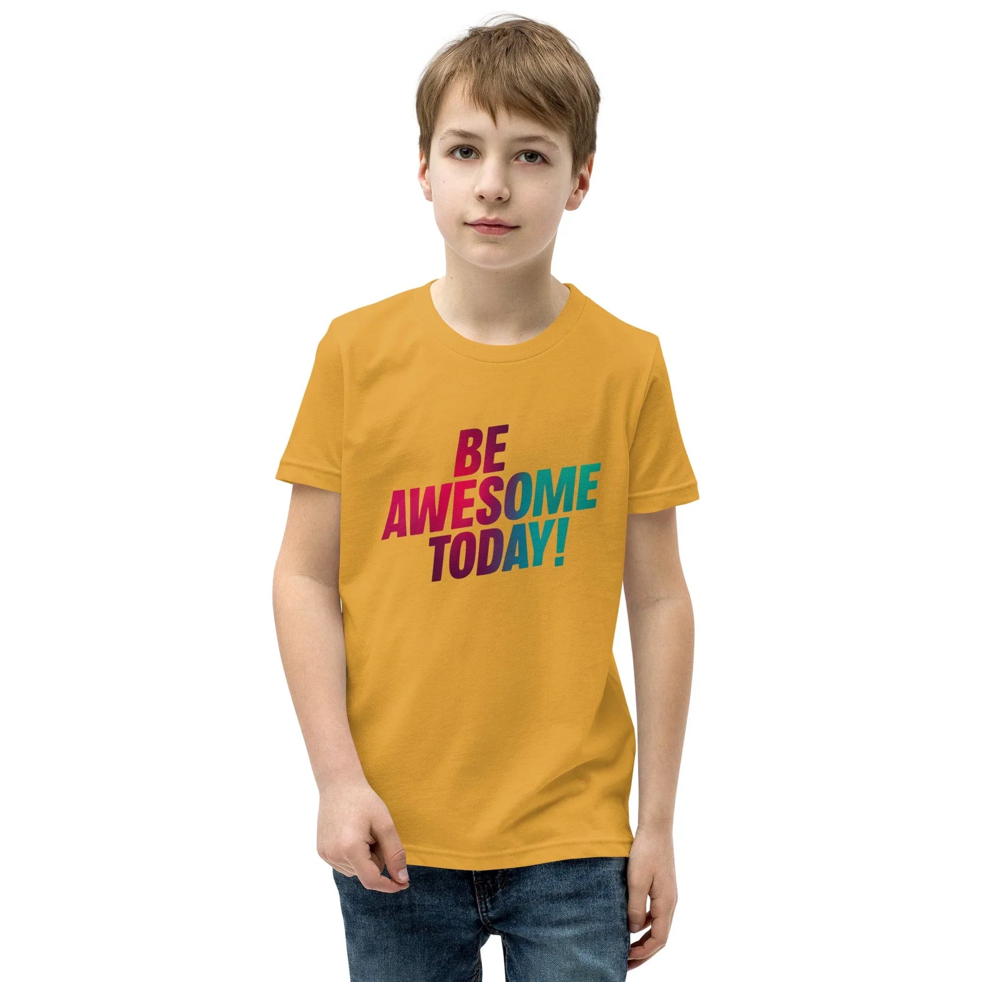 Youth Short Sleeve | BE AWESOME TODAY! - T-Shirt - AwRans Clothing