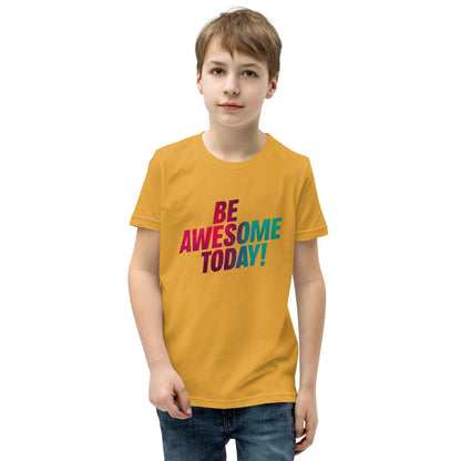 Youth Short Sleeve | BE AWESOME TODAY! - T-Shirt - AwRans Clothing