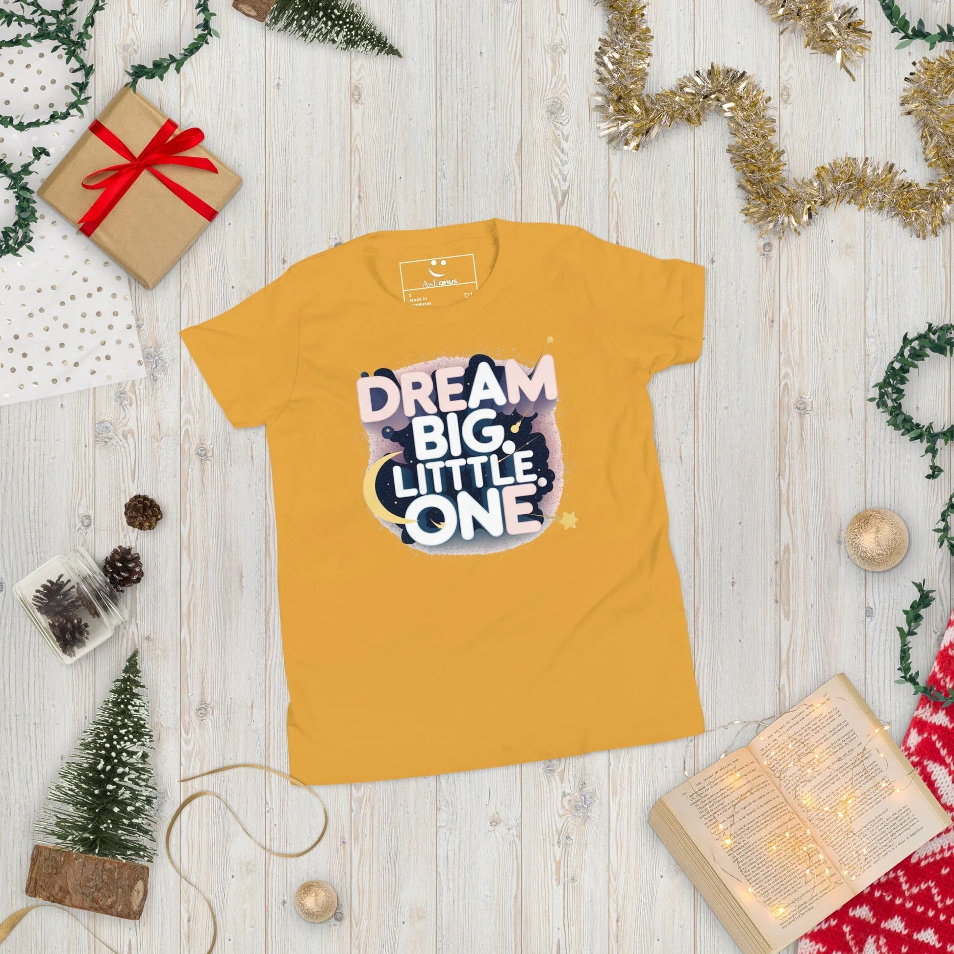 Youth Short Sleeve | DREAM BIG LITTLE ONE - T-Shirt - AwRans Clothing