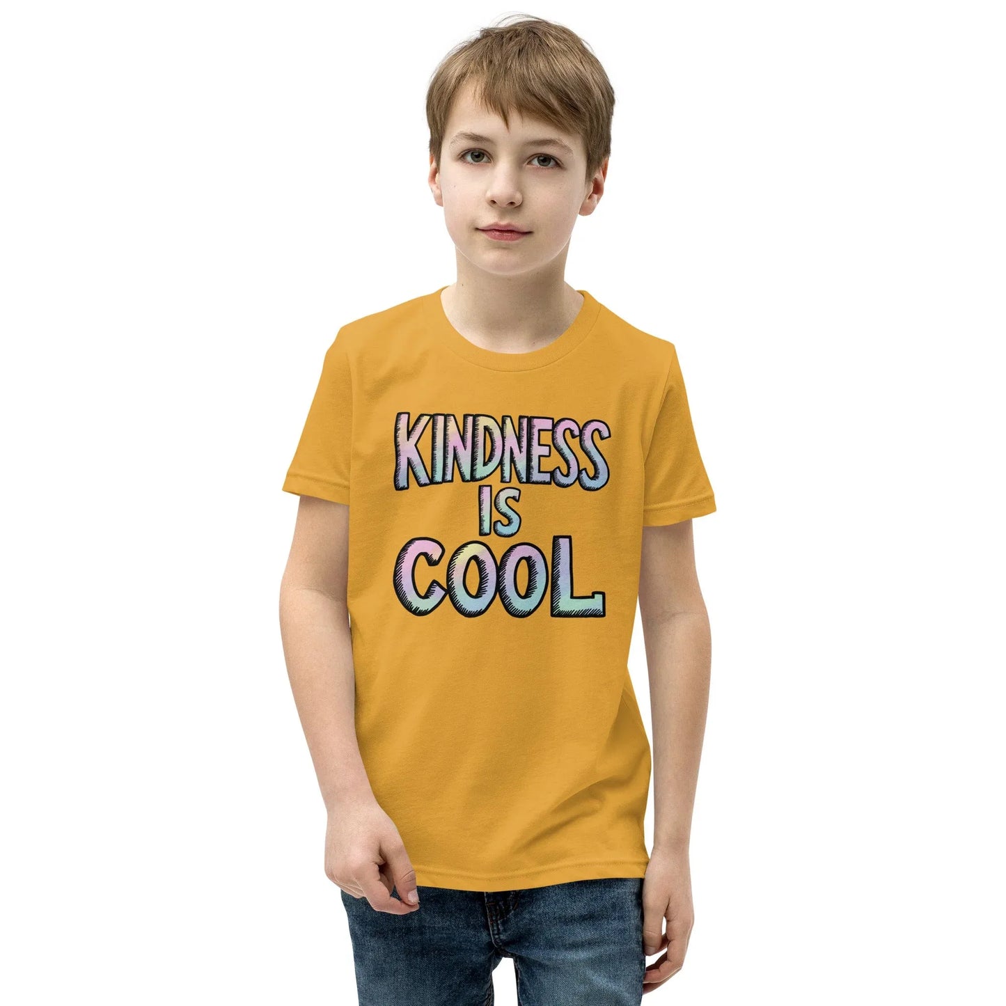 Youth Short Sleeve | KINDNESS IS COOL - T-Shirt - AwRans Clothing