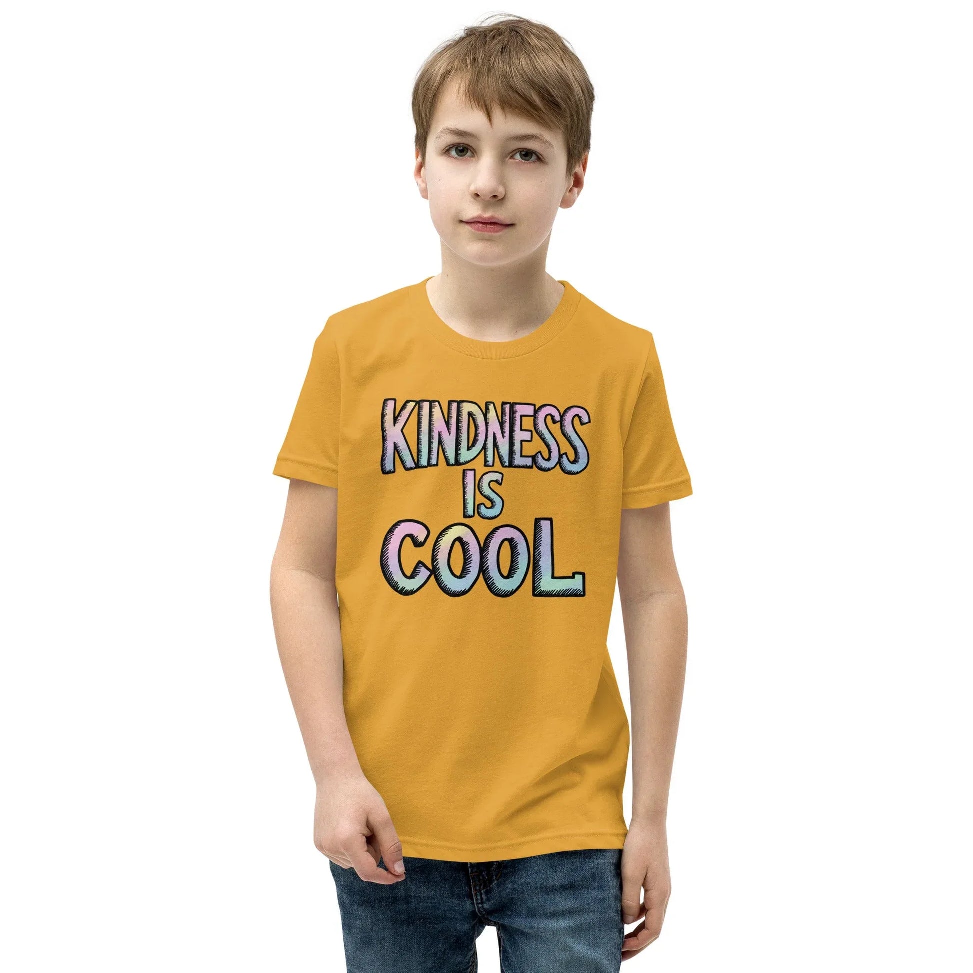 Youth Short Sleeve | KINDNESS IS COOL - T-Shirt - AwRans Clothing