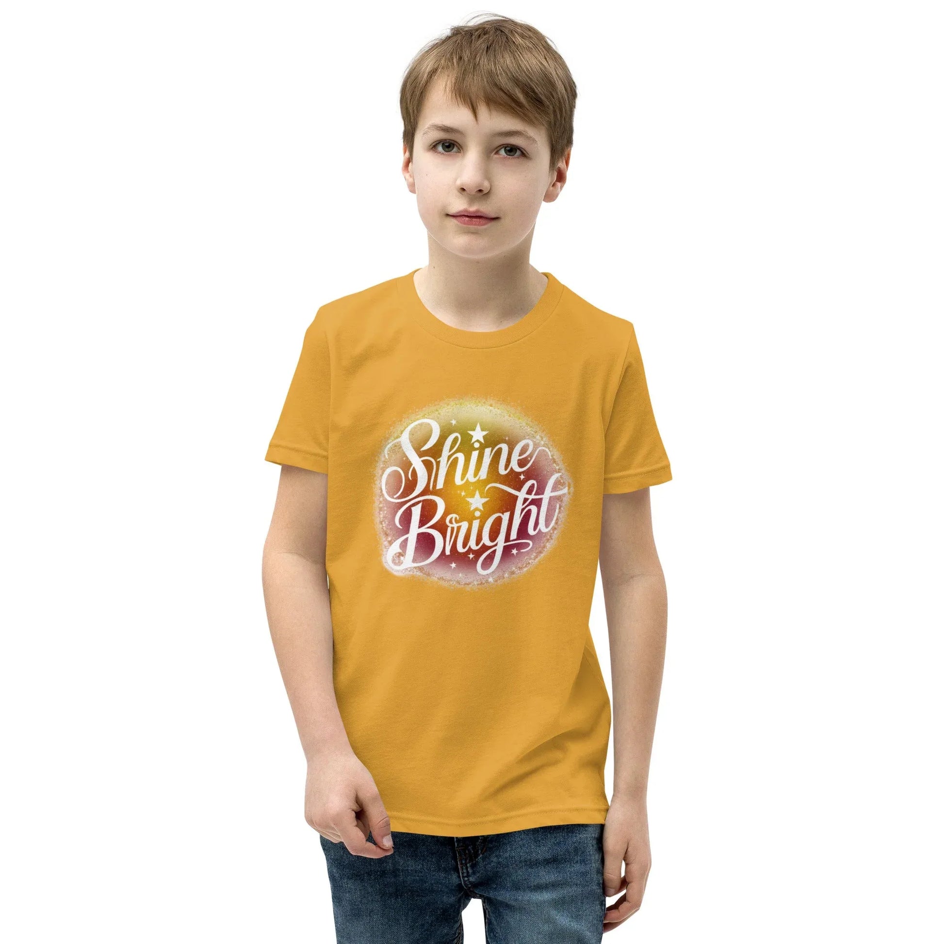Youth Short Sleeve | Shine And Bright - T-Shirt - AwRans Clothing