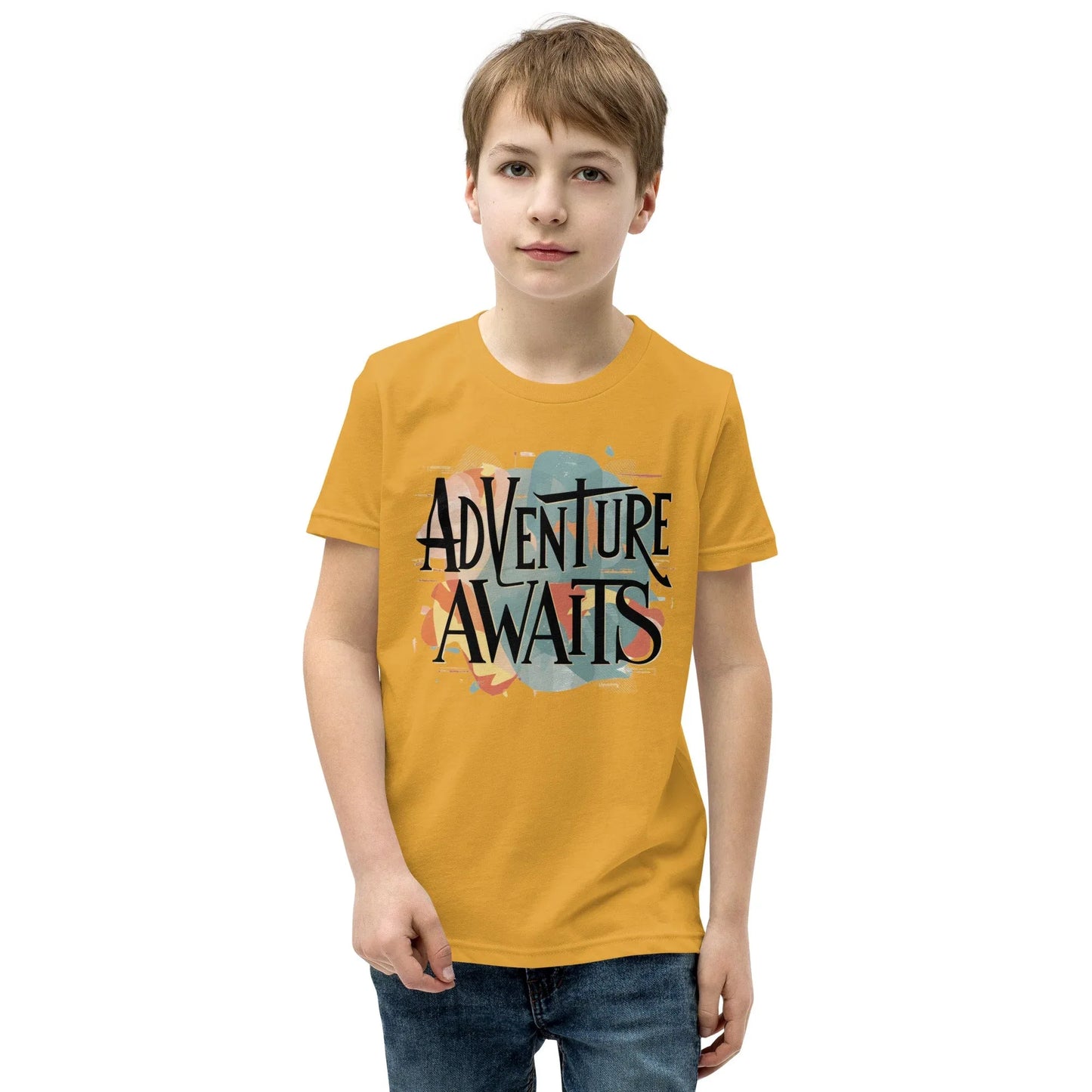 Youth Short Sleeve | Adventure Awaits - T-Shirt - AwRans Clothing