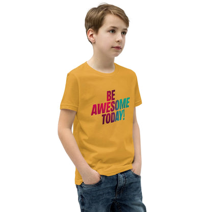 Youth Short Sleeve | BE AWESOME TODAY! - T-Shirt - AwRans Clothing