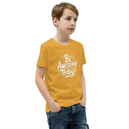 Youth Short Sleeve | BE AWESOME TODAY! - T-Shirt - AwRans Clothing
