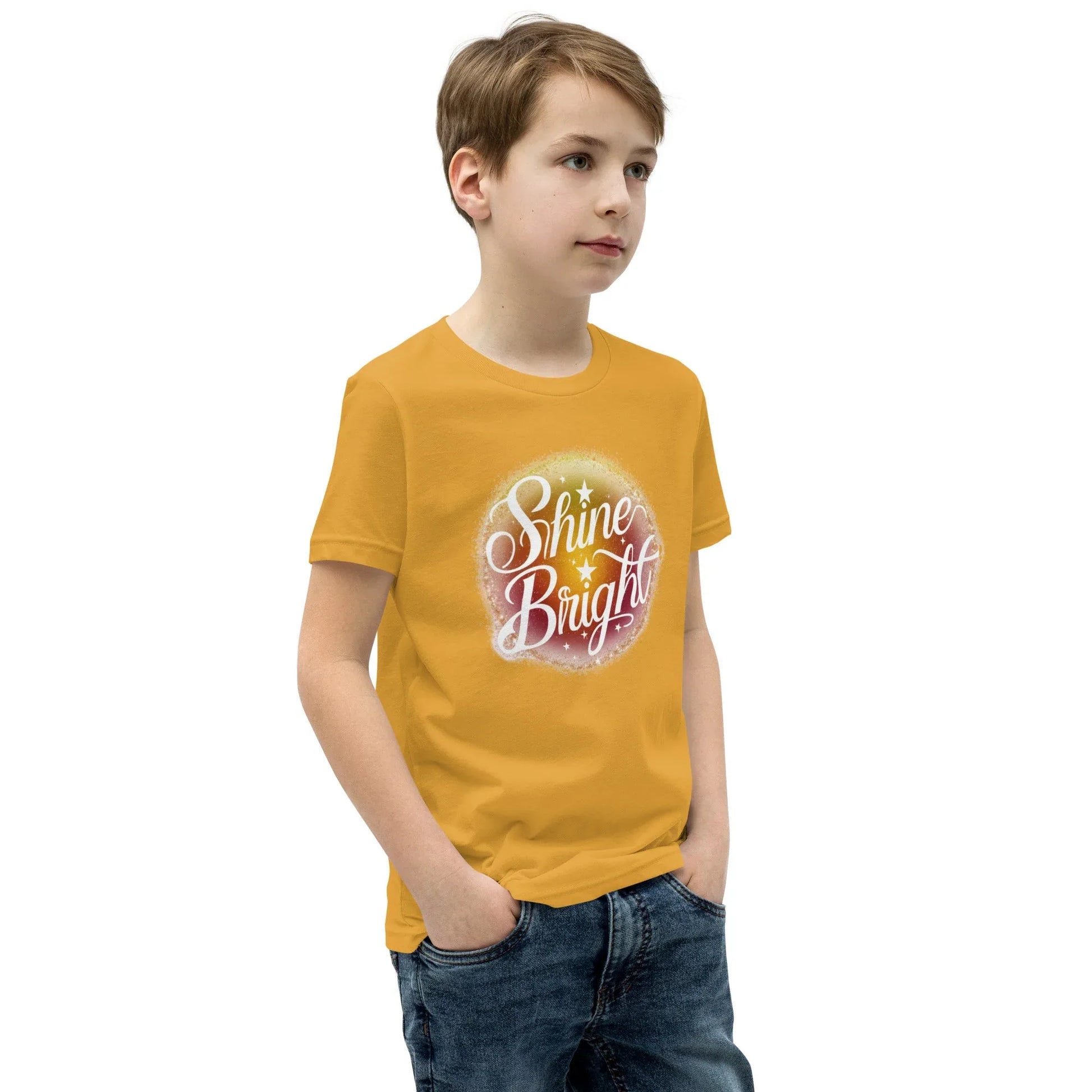 Youth Short Sleeve | Shine And Bright - T-Shirt - AwRans Clothing