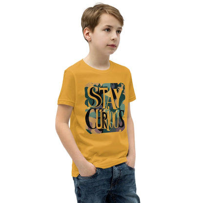 Youth Short Sleeve | Stay Curious - T-Shirt - AwRans Clothing