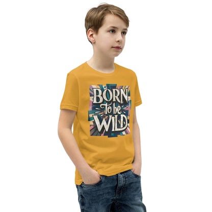 Youth Short Sleeve | Born To Be Wild - T-Shirt - AwRans Clothing