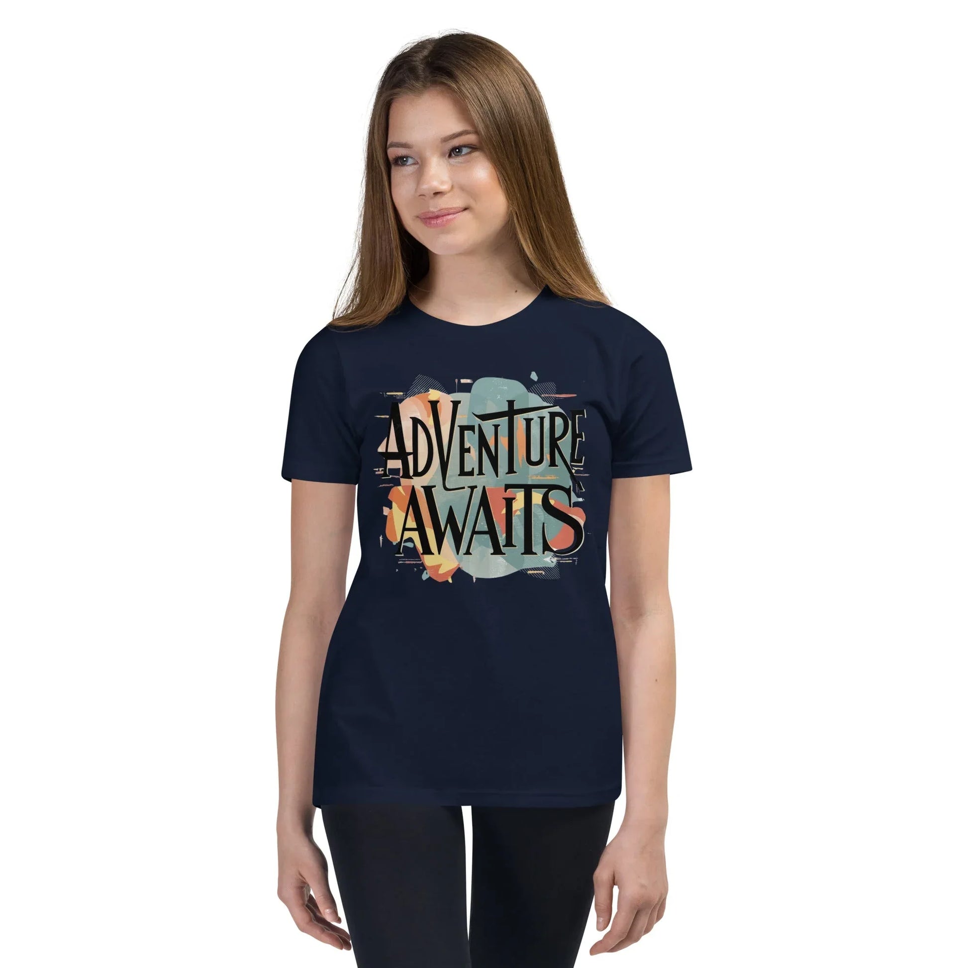 Youth Short Sleeve | Adventure Awaits - T-Shirt - AwRans Clothing