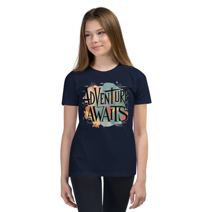 Youth Short Sleeve | Adventure Awaits - T-Shirt - AwRans Clothing
