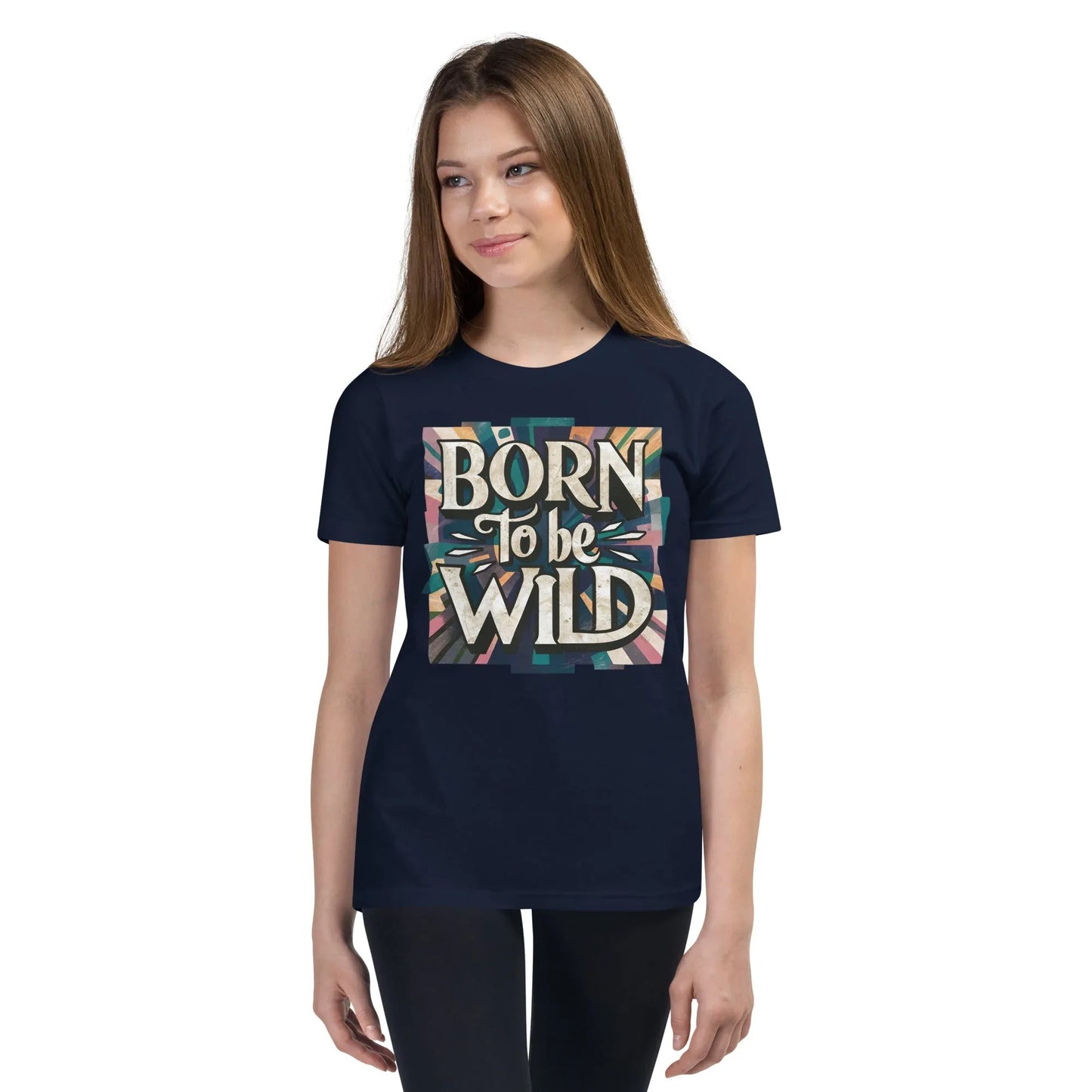 Youth Short Sleeve | Born To Be Wild - T-Shirt - AwRans Clothing