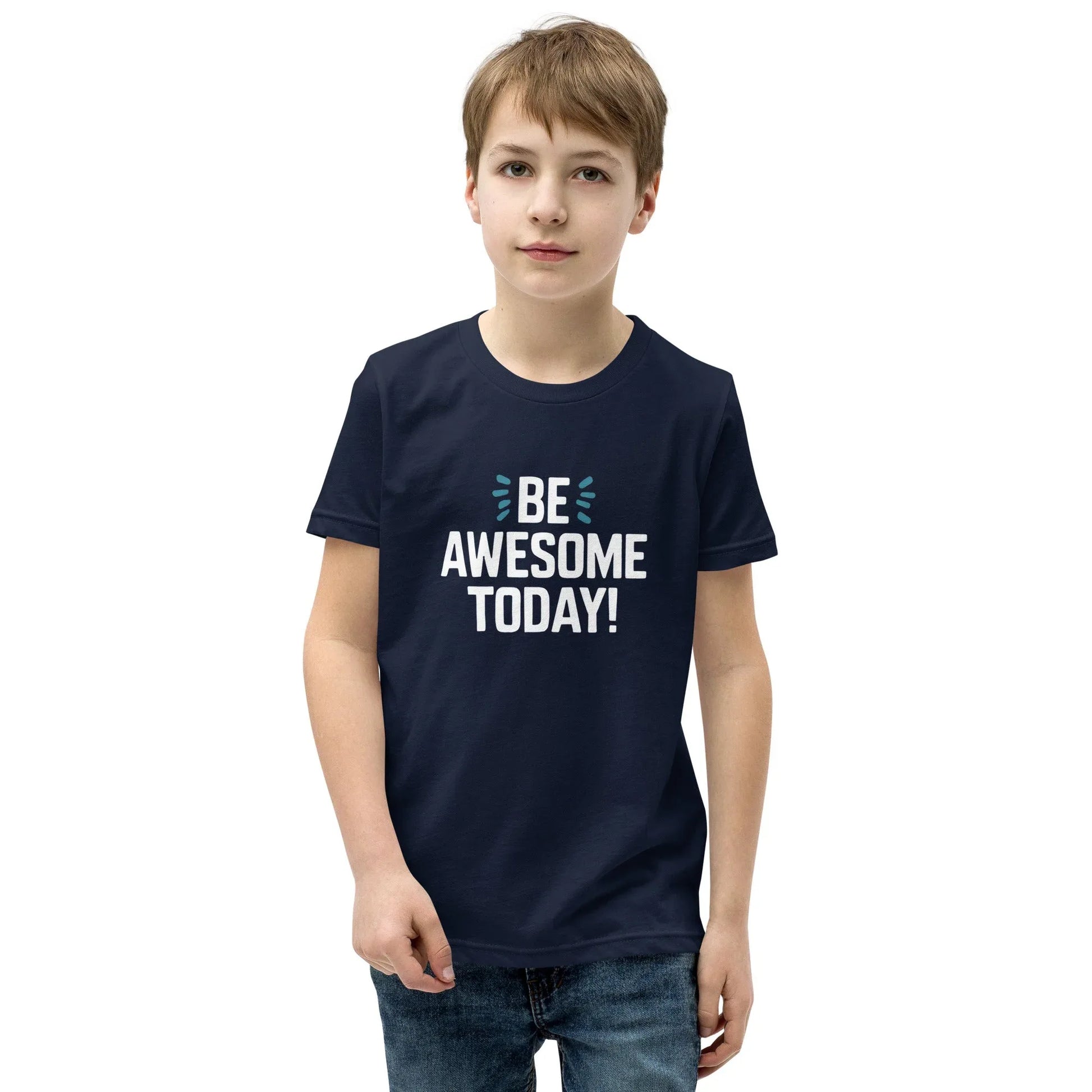 Youth Short Sleeve | BE AWESOME TODAY! - T-Shirt - AwRans Clothing