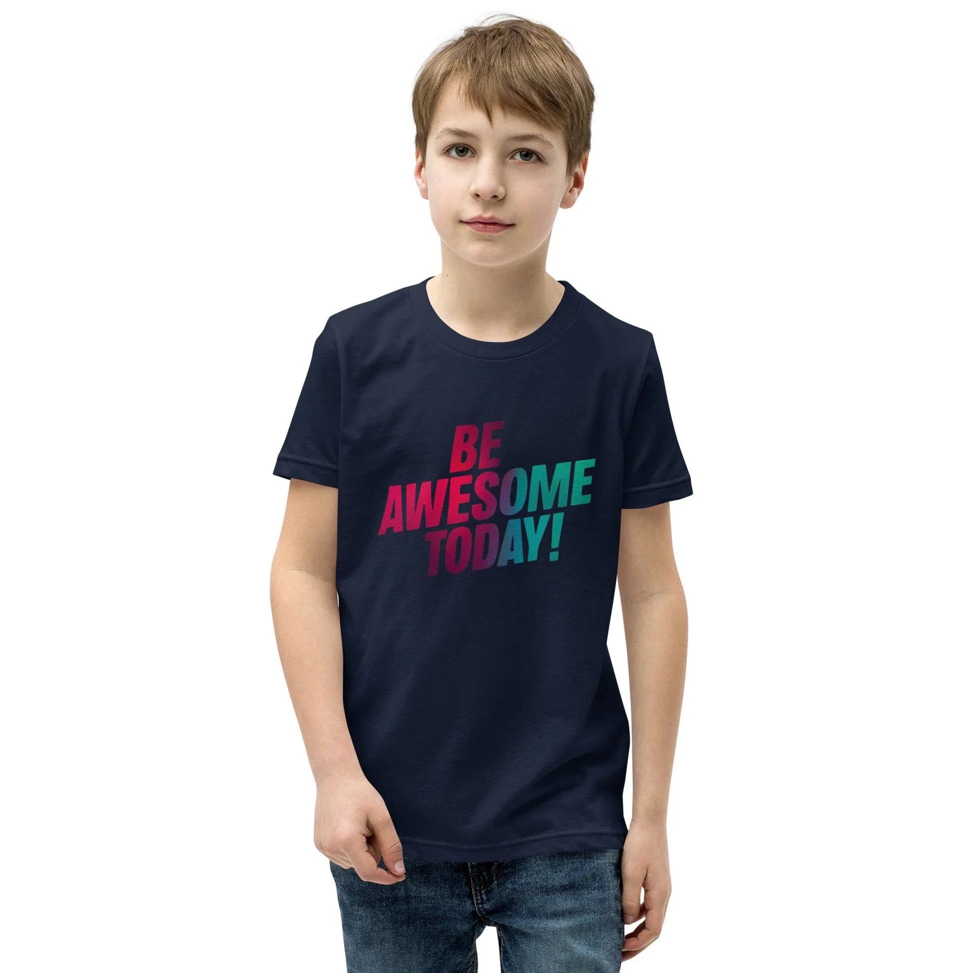 Youth Short Sleeve | BE AWESOME TODAY! - T-Shirt - AwRans Clothing