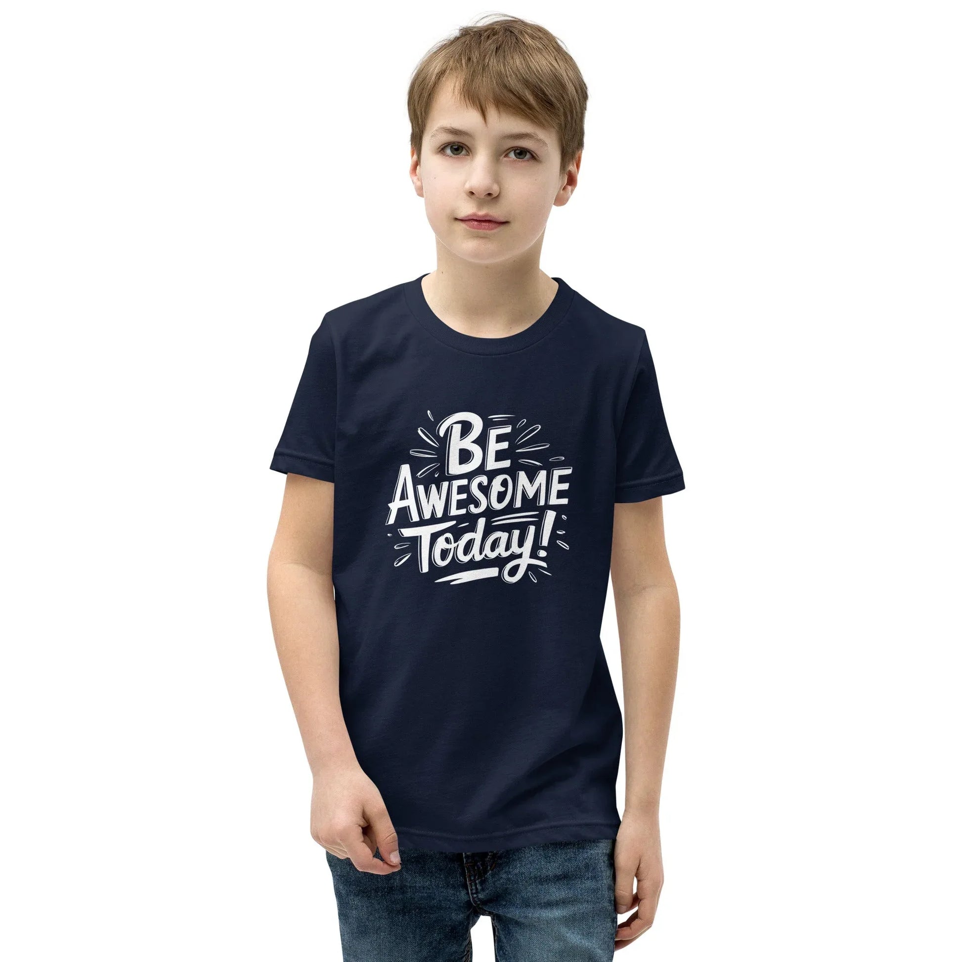 Youth Short Sleeve | BE AWESOME TODAY! - T-Shirt - AwRans Clothing