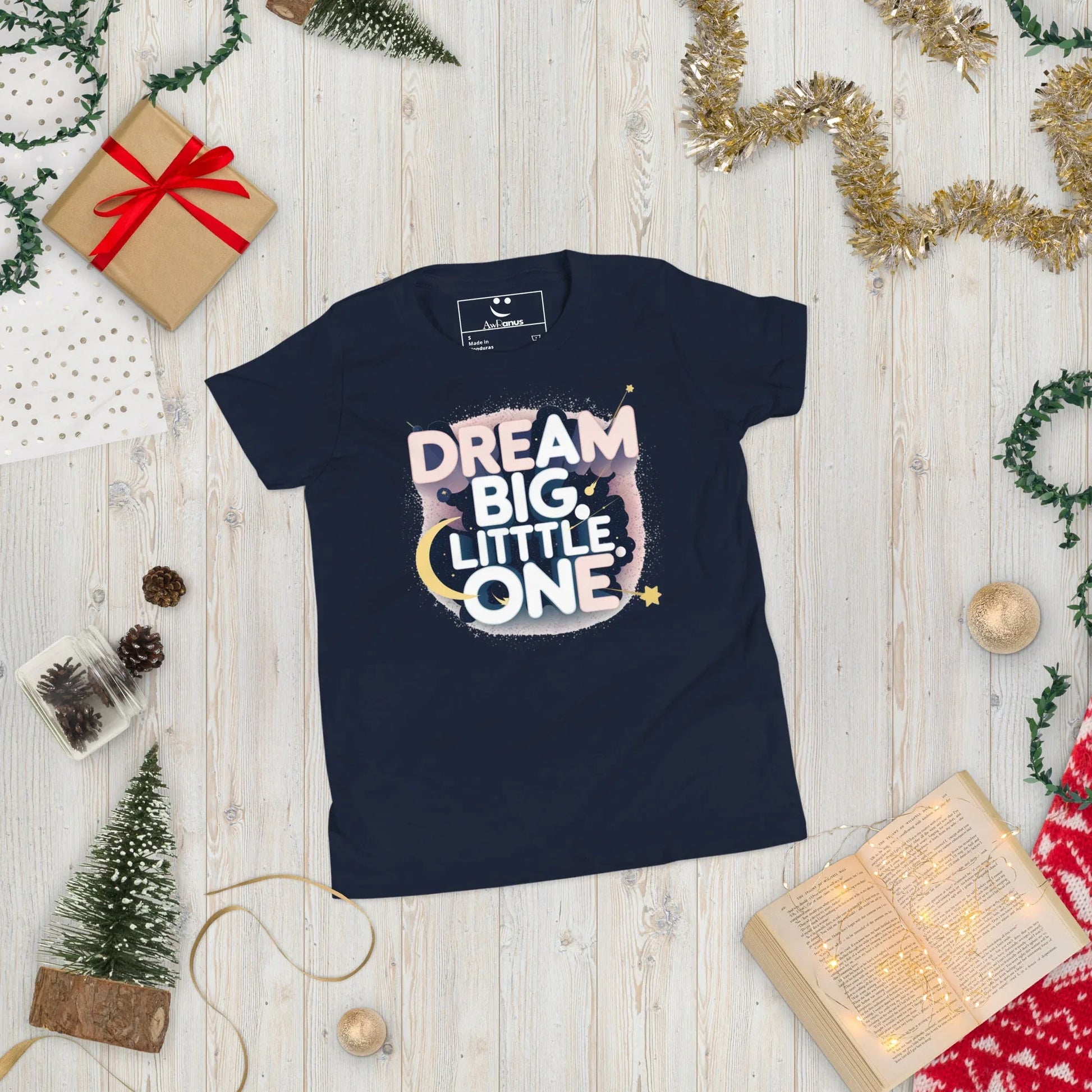 Youth Short Sleeve | DREAM BIG LITTLE ONE - T-Shirt - AwRans Clothing