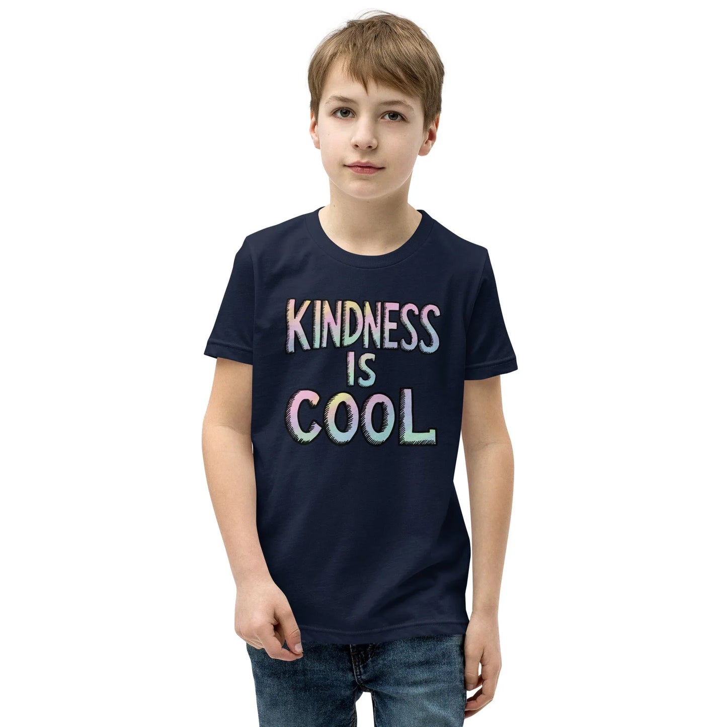Youth Short Sleeve | KINDNESS IS COOL - T-Shirt - AwRans Clothing