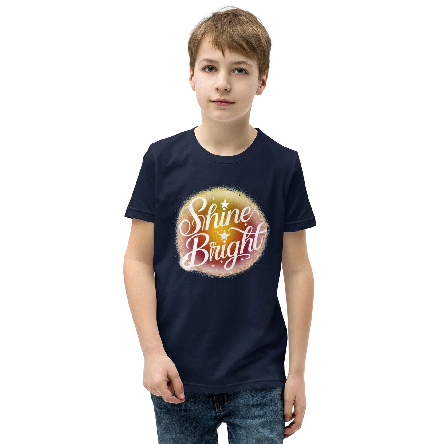 Youth Short Sleeve | Shine And Bright - T-Shirt - AwRans Clothing