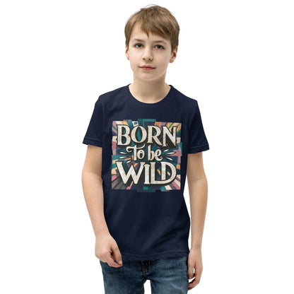 Youth Short Sleeve | Born To Be Wild - T-Shirt - AwRans Clothing