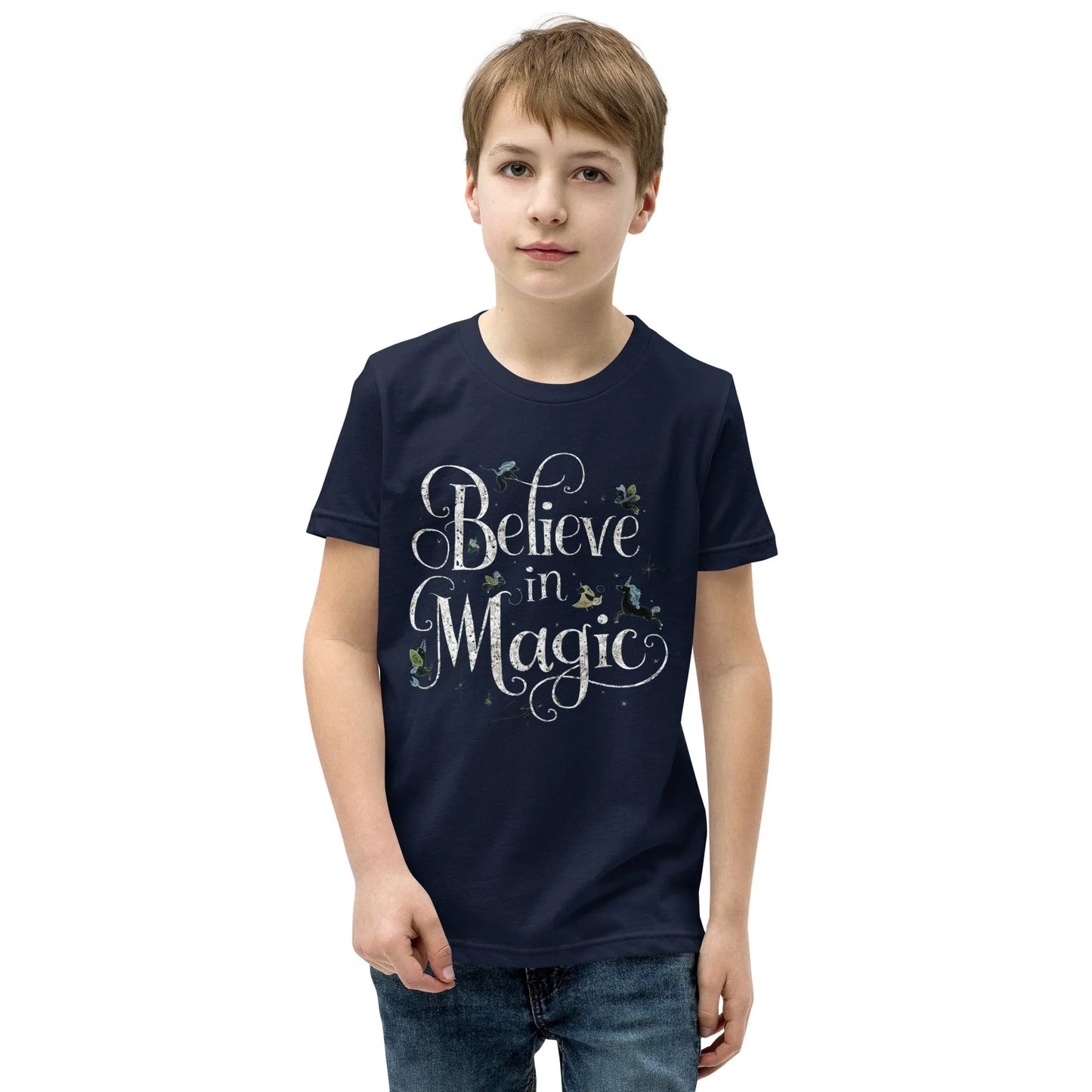 Youth Short Sleeve | BELIEVE IN MAGIC - T-Shirt - AwRans Clothing