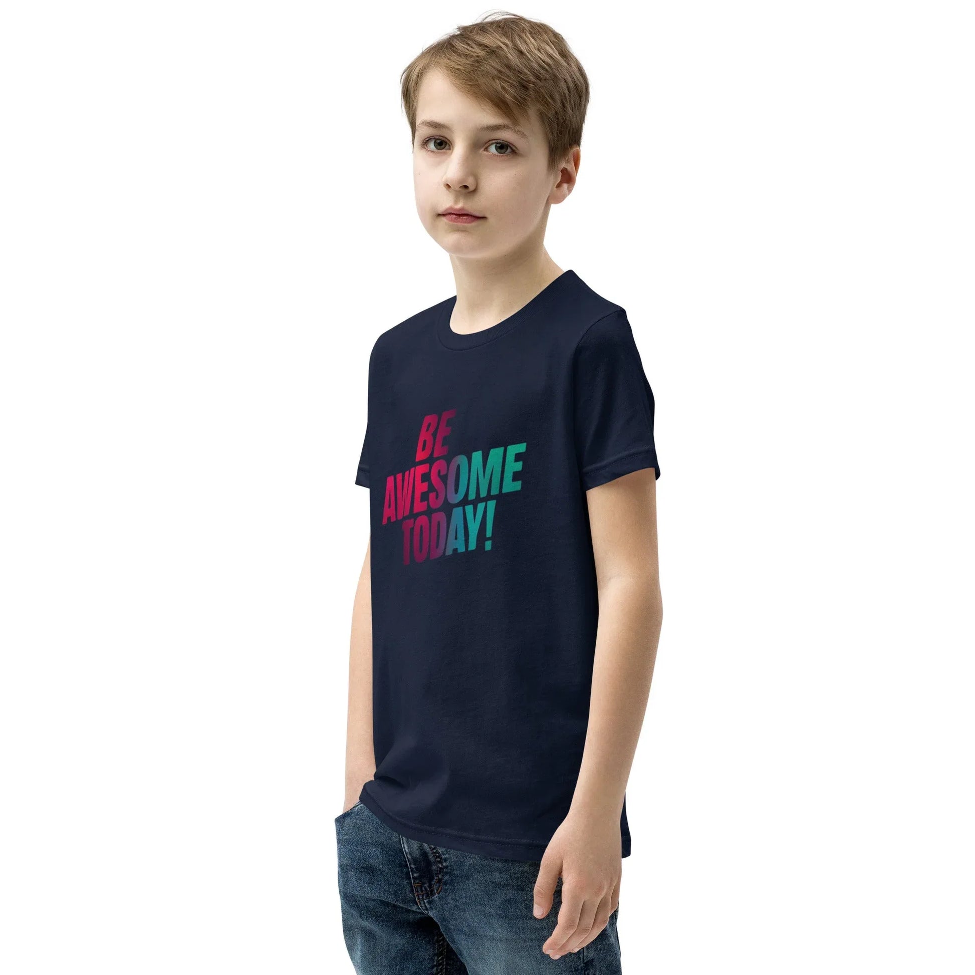 Youth Short Sleeve | BE AWESOME TODAY! - T-Shirt - AwRans Clothing