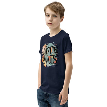 Youth Short Sleeve | Adventure Awaits - T-Shirt - AwRans Clothing