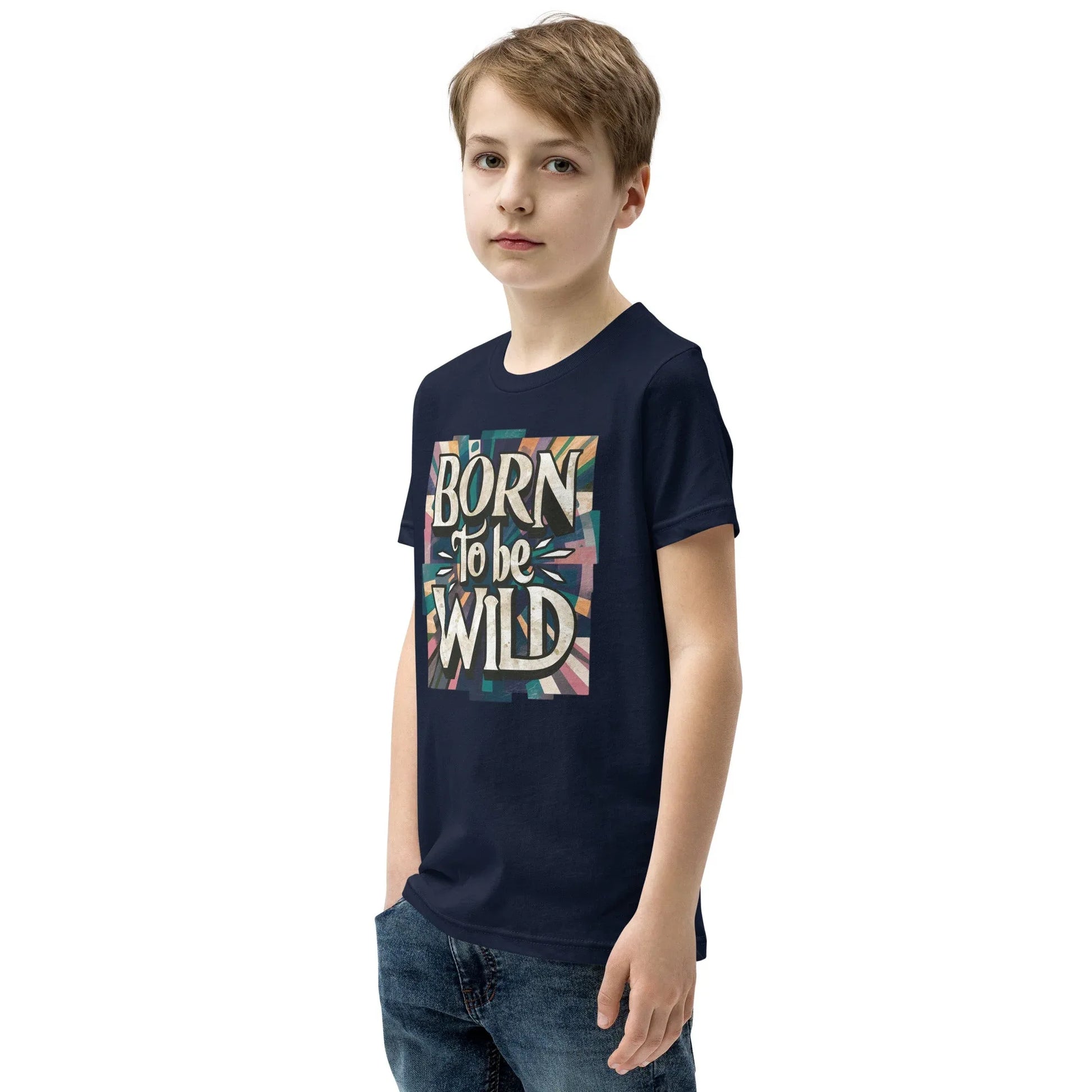 Youth Short Sleeve | Born To Be Wild - T-Shirt - AwRans Clothing