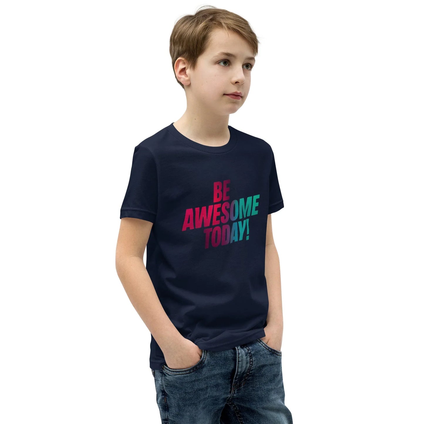Youth Short Sleeve | BE AWESOME TODAY! - T-Shirt - AwRans Clothing