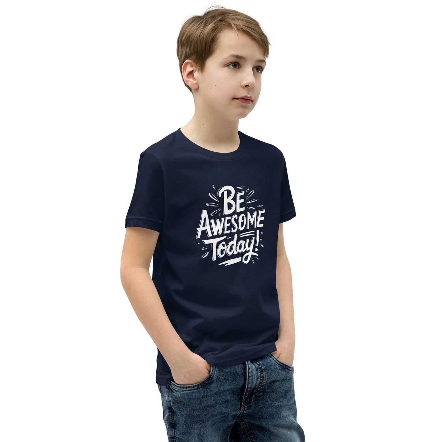 Youth Short Sleeve | BE AWESOME TODAY! - T-Shirt - AwRans Clothing