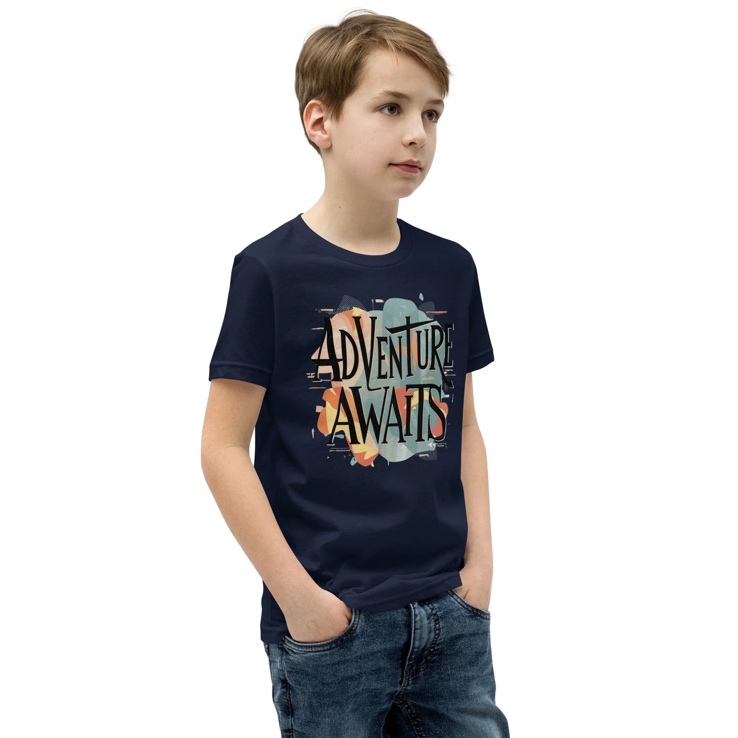 Youth Short Sleeve | Adventure Awaits - T-Shirt - AwRans Clothing