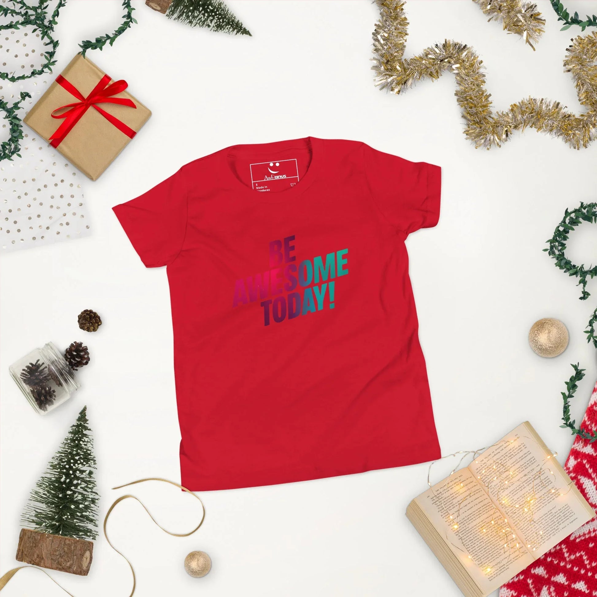 Youth Short Sleeve | BE AWESOME TODAY! - T-Shirt - AwRans Clothing