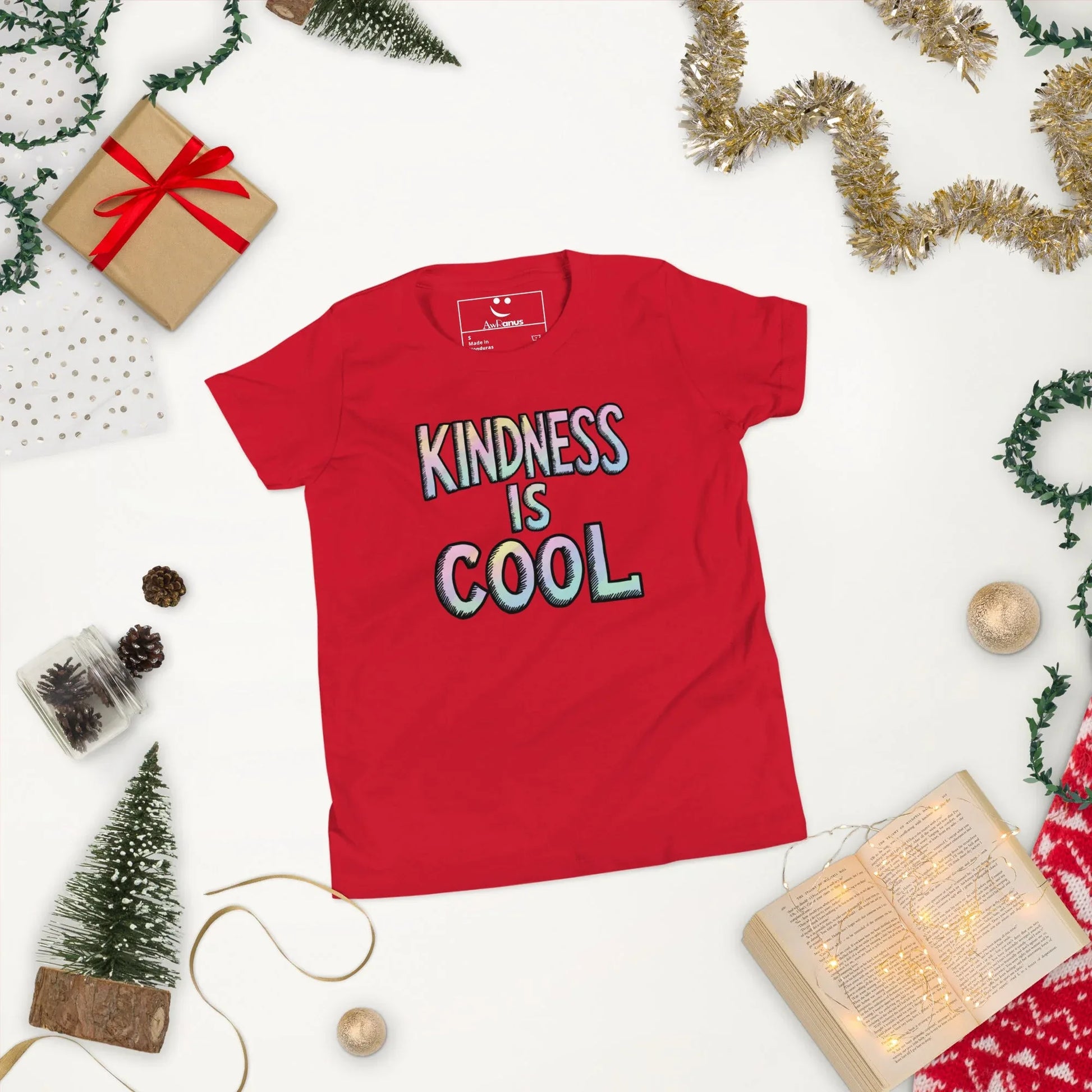 Youth Short Sleeve | KINDNESS IS COOL - T-Shirt - AwRans Clothing