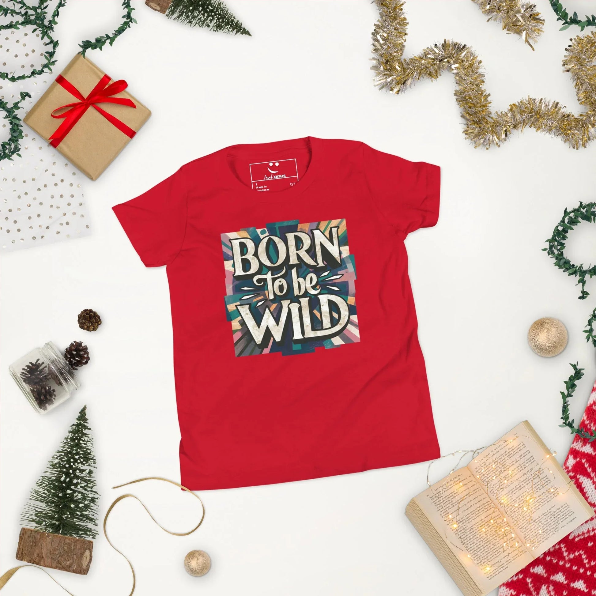 Youth Short Sleeve | Born To Be Wild - T-Shirt - AwRans Clothing