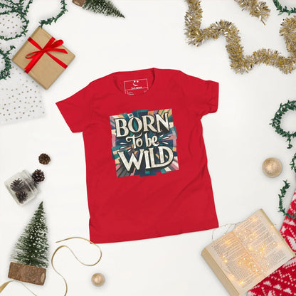 Youth Short Sleeve | Born To Be Wild - T-Shirt - AwRans Clothing