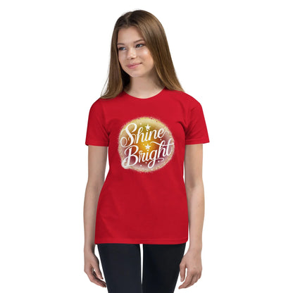 Youth Short Sleeve | Shine And Bright - T-Shirt - AwRans Clothing