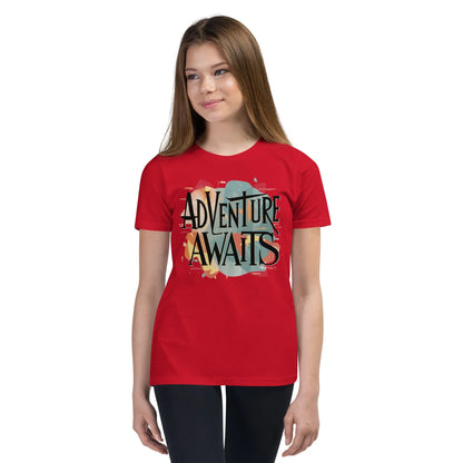 Youth Short Sleeve | Adventure Awaits - T-Shirt - AwRans Clothing
