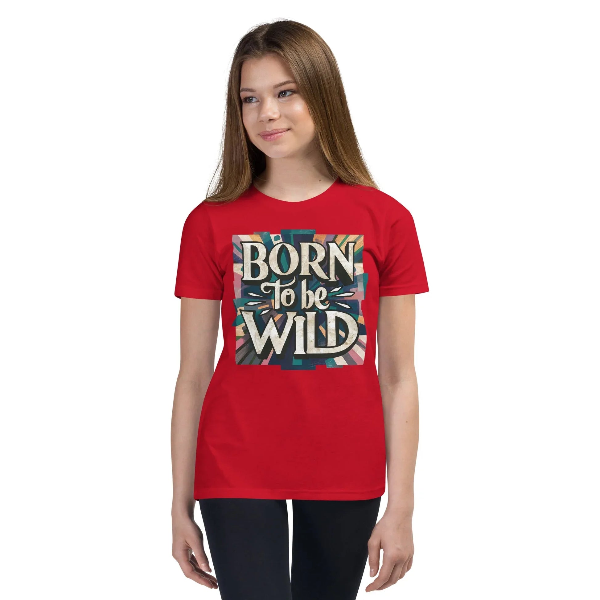 Youth Short Sleeve | Born To Be Wild - T-Shirt - AwRans Clothing
