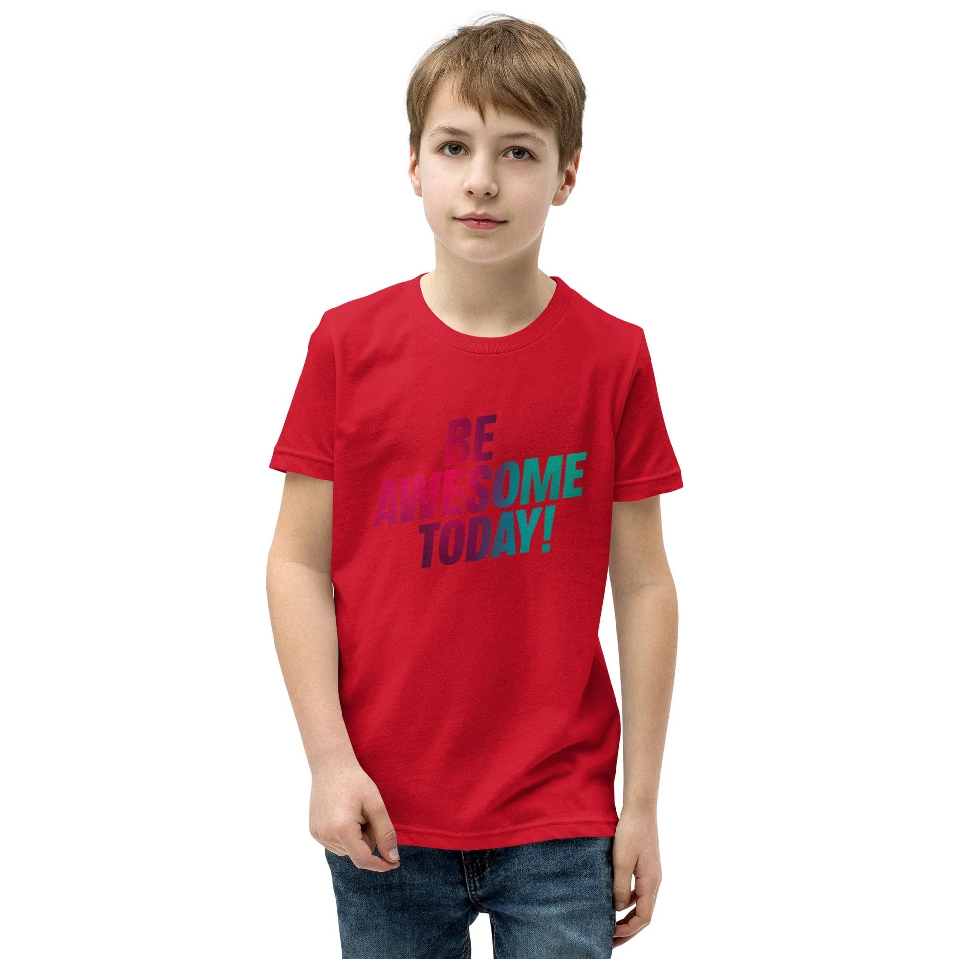 Youth Short Sleeve | BE AWESOME TODAY! - T-Shirt - AwRans Clothing