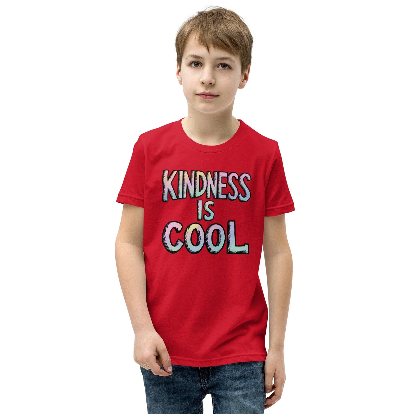 Youth Short Sleeve | KINDNESS IS COOL - T-Shirt - AwRans Clothing