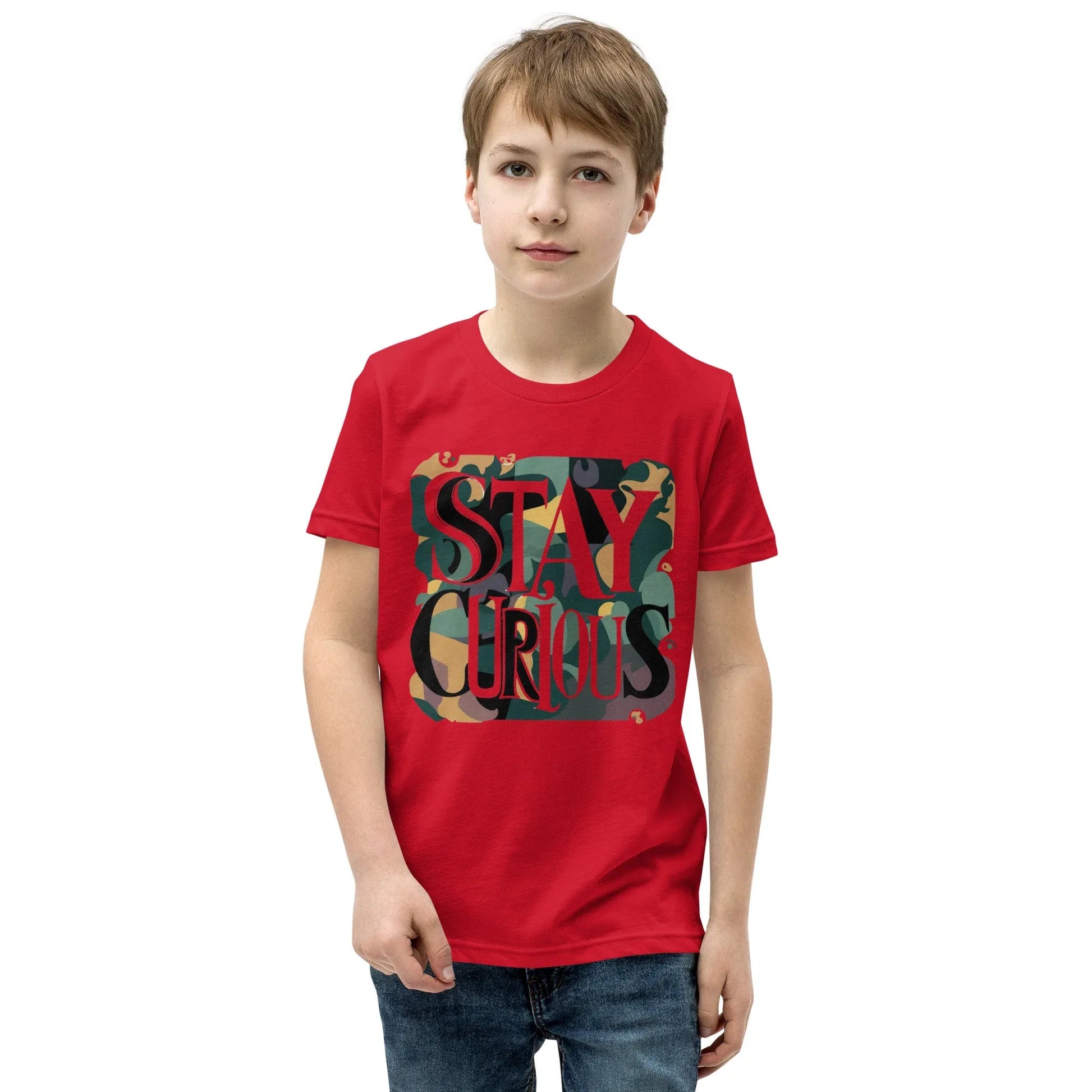 Youth Short Sleeve | Stay Curious - T-Shirt - AwRans Clothing