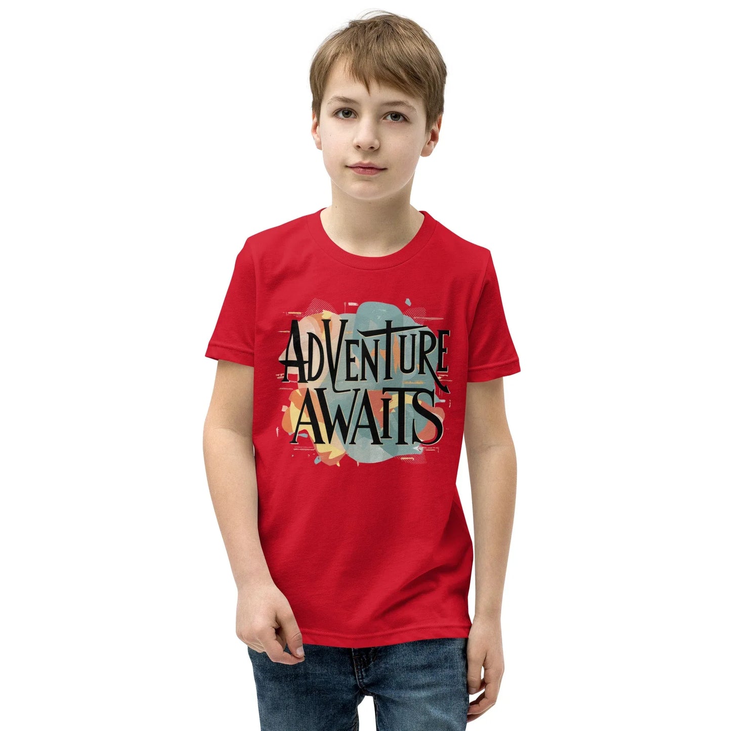 Youth Short Sleeve | Adventure Awaits - T-Shirt - AwRans Clothing