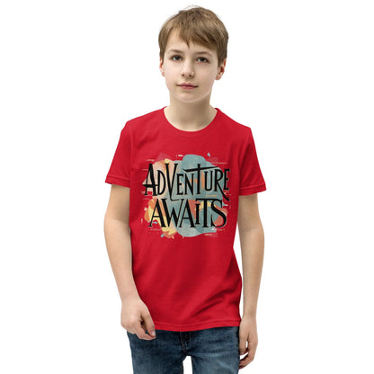 Youth Short Sleeve | Adventure Awaits - T-Shirt - AwRans Clothing
