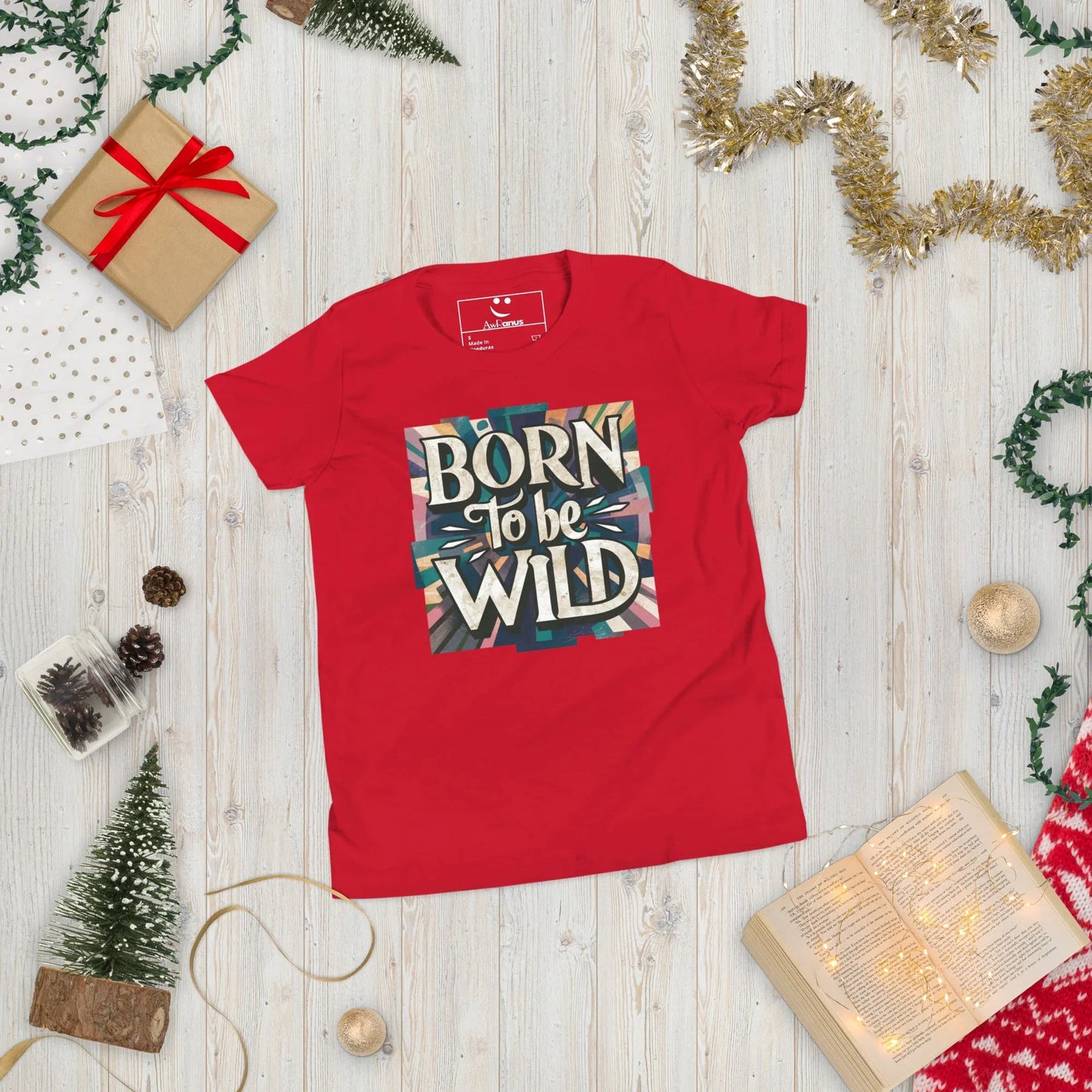 Youth Short Sleeve | Born To Be Wild - T-Shirt - AwRans Clothing