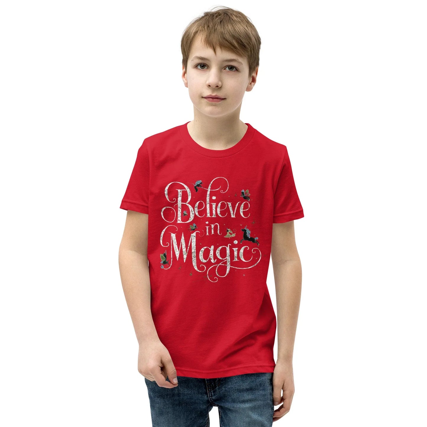 Youth Short Sleeve | BELIEVE IN MAGIC - T-Shirt - AwRans Clothing