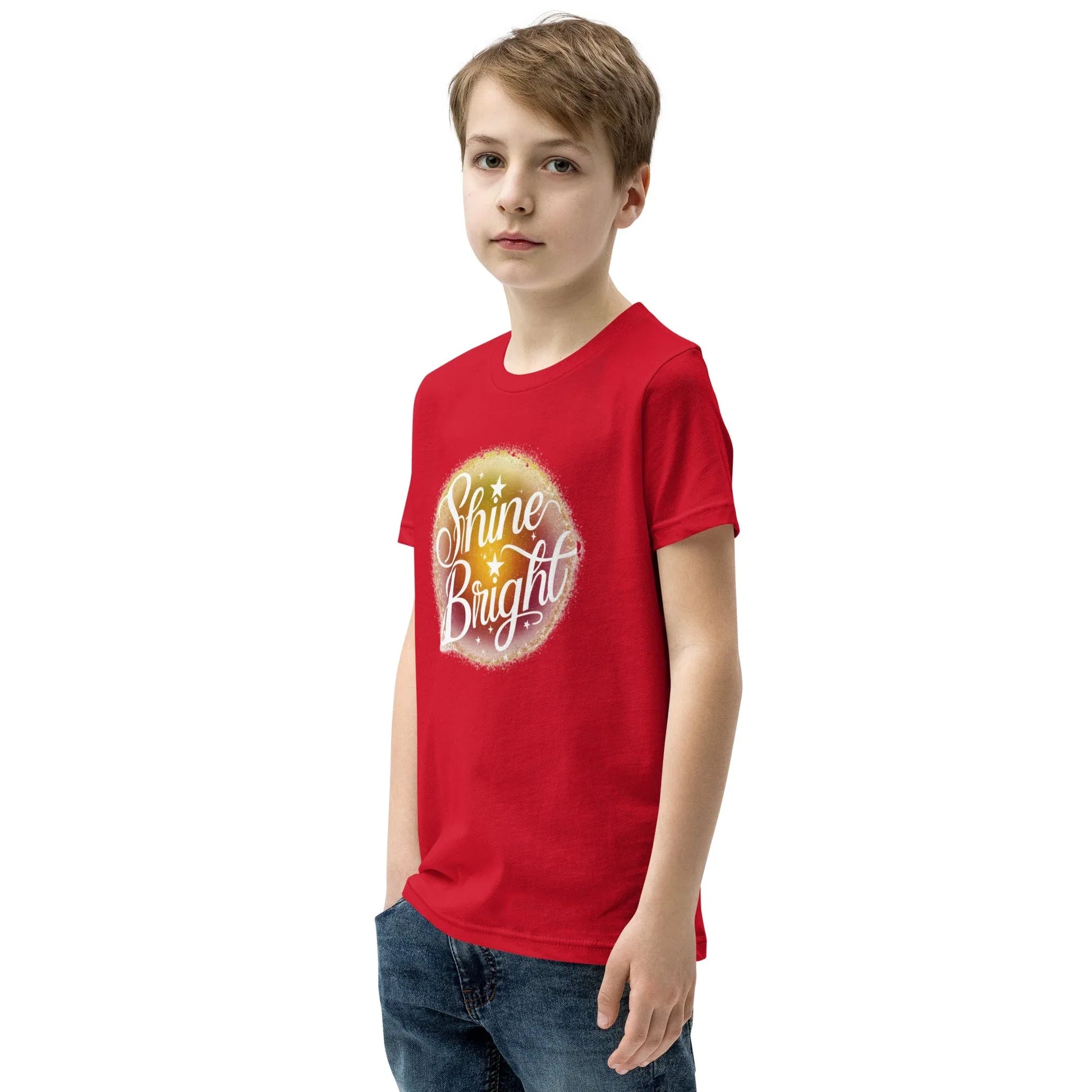 Youth Short Sleeve | Shine And Bright - T-Shirt - AwRans Clothing