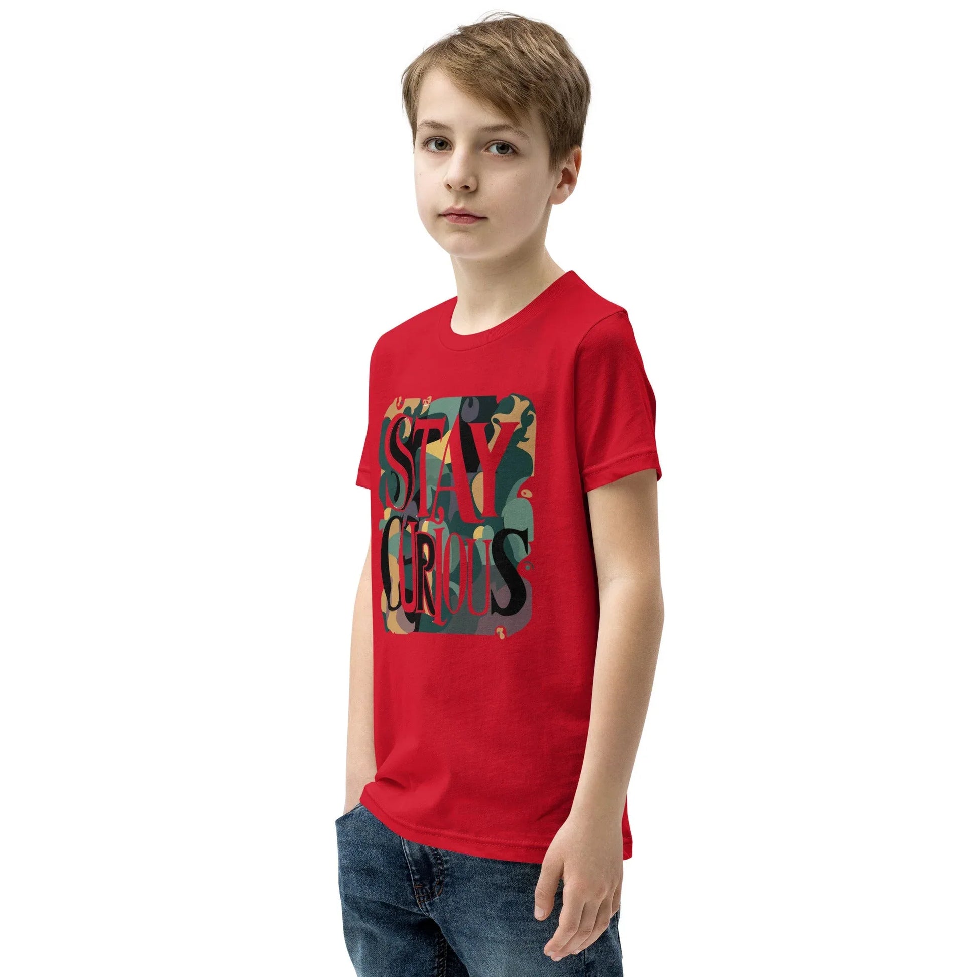 Youth Short Sleeve | Stay Curious - T-Shirt - AwRans Clothing