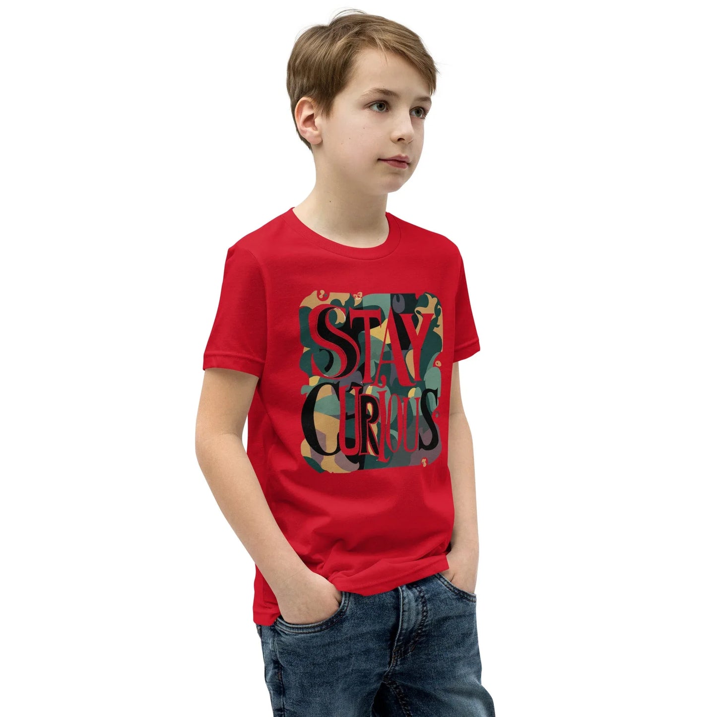 Youth Short Sleeve | Stay Curious - T-Shirt - AwRans Clothing
